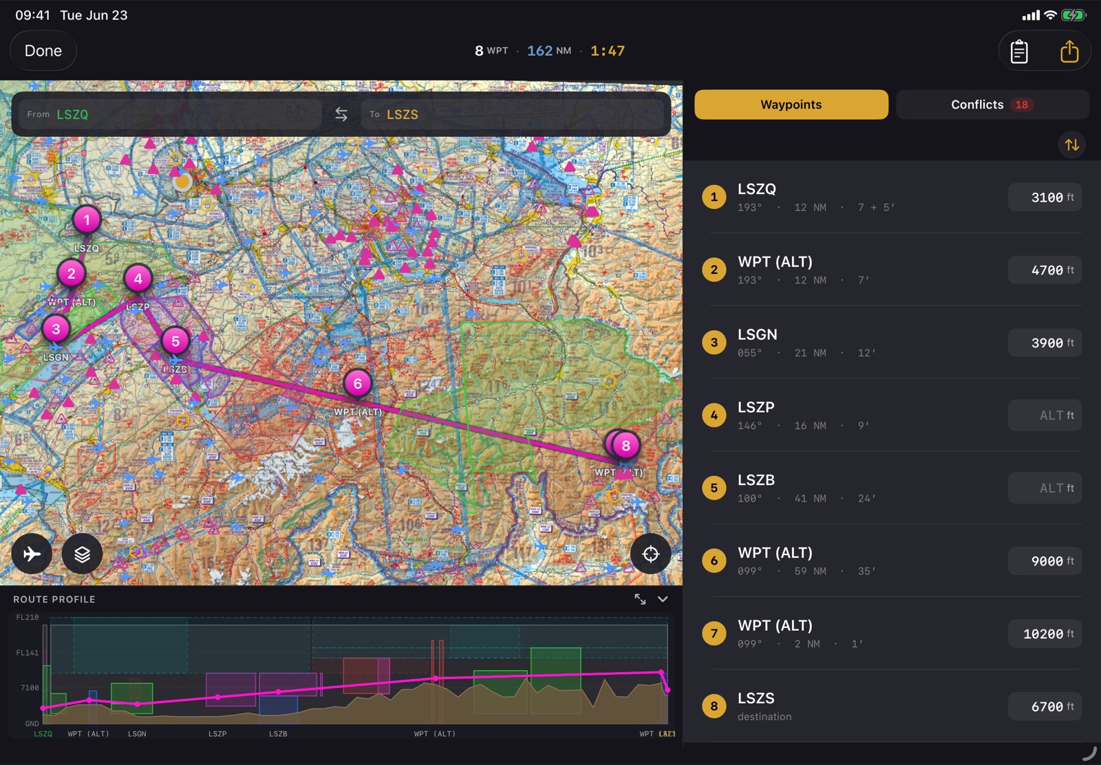 Flight planning