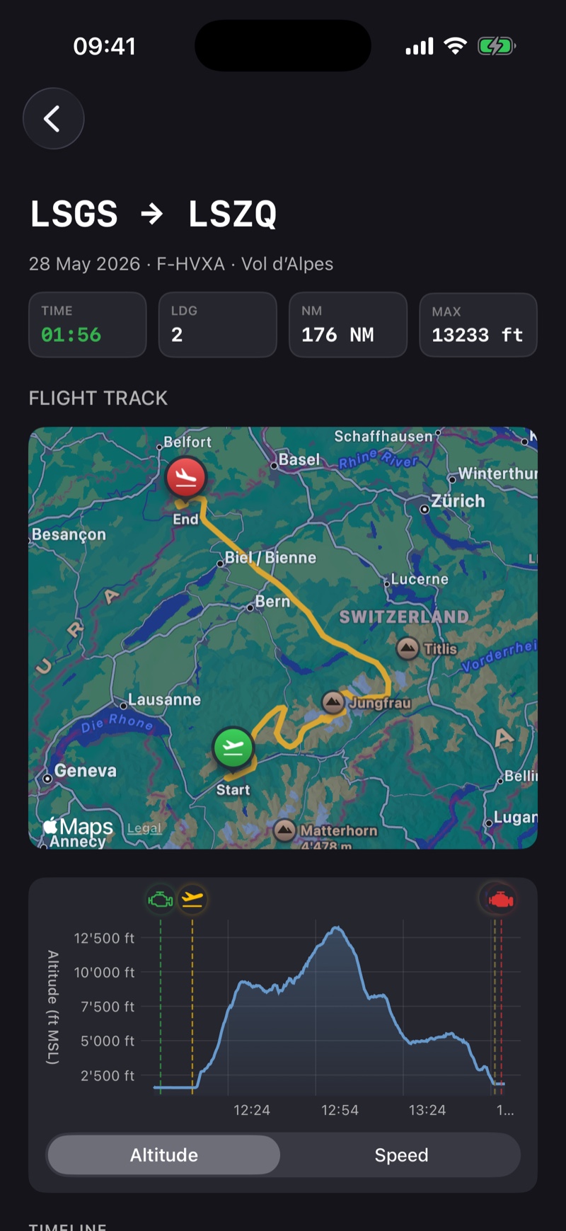 Flight log
