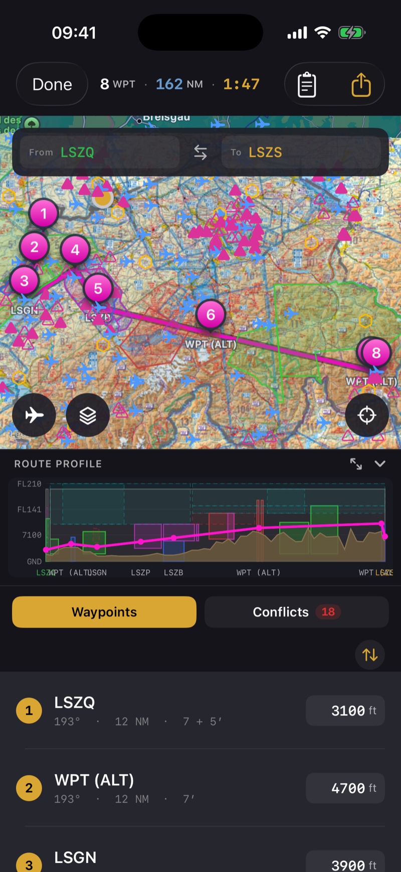 Flight planning